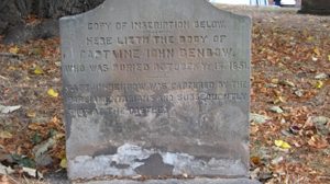 Benbow’s grave near Old St Chad’s
